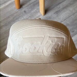 Cream Snapback Hat